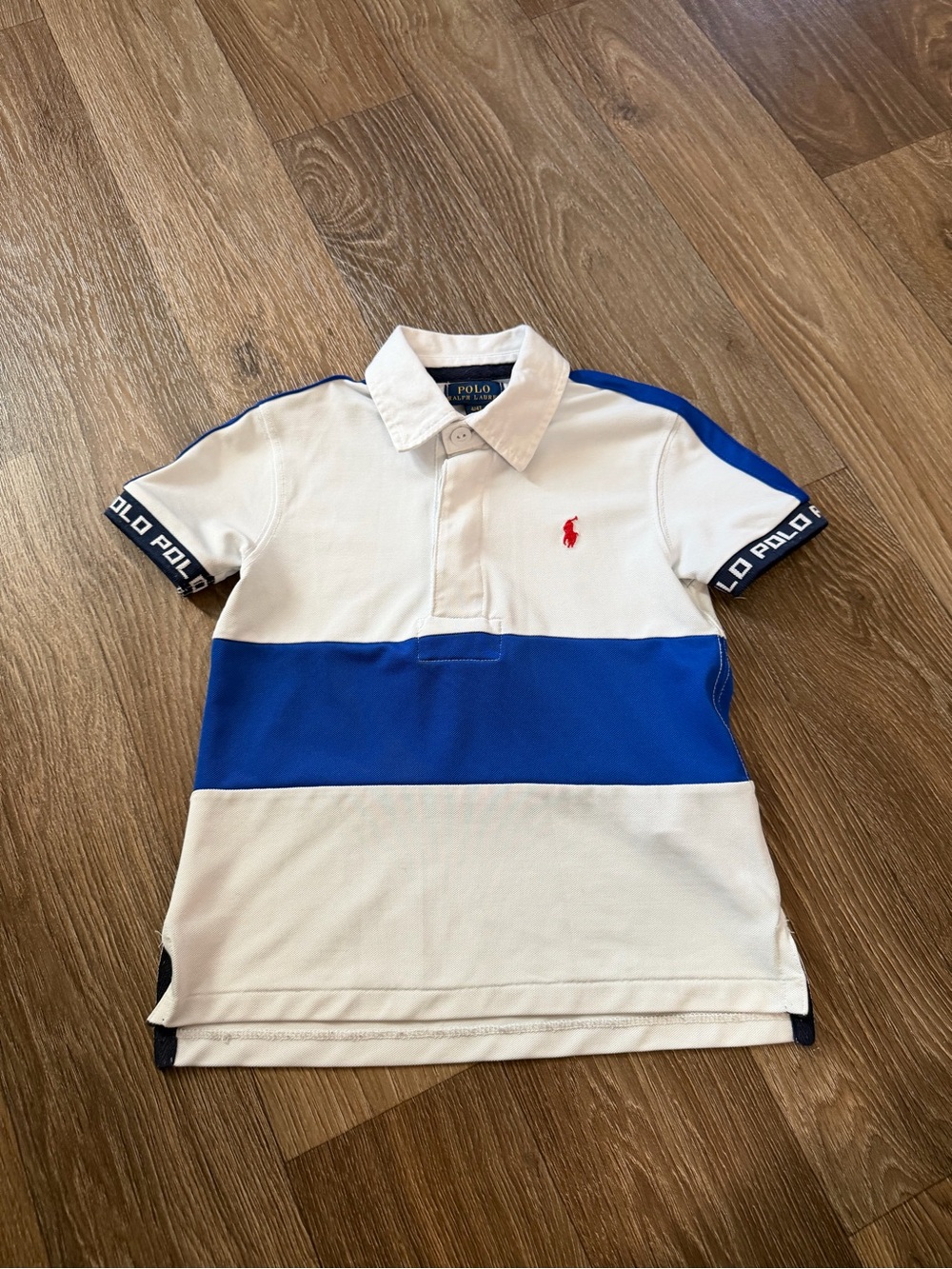 Polo by Ralph Lauren White, Blue  Size 4t
